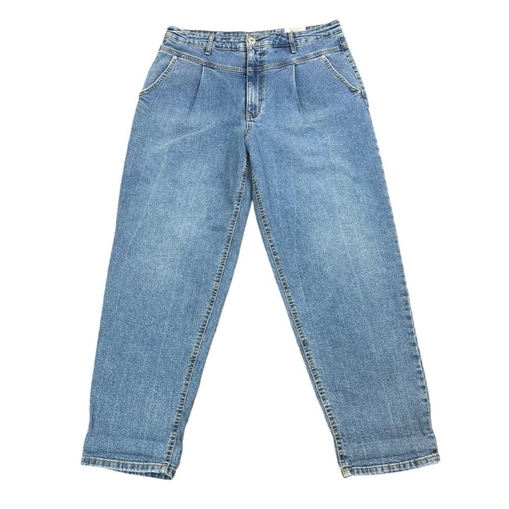 INC Mid Rise Ankle Jeans Tapered Leg Size 12 NWT
